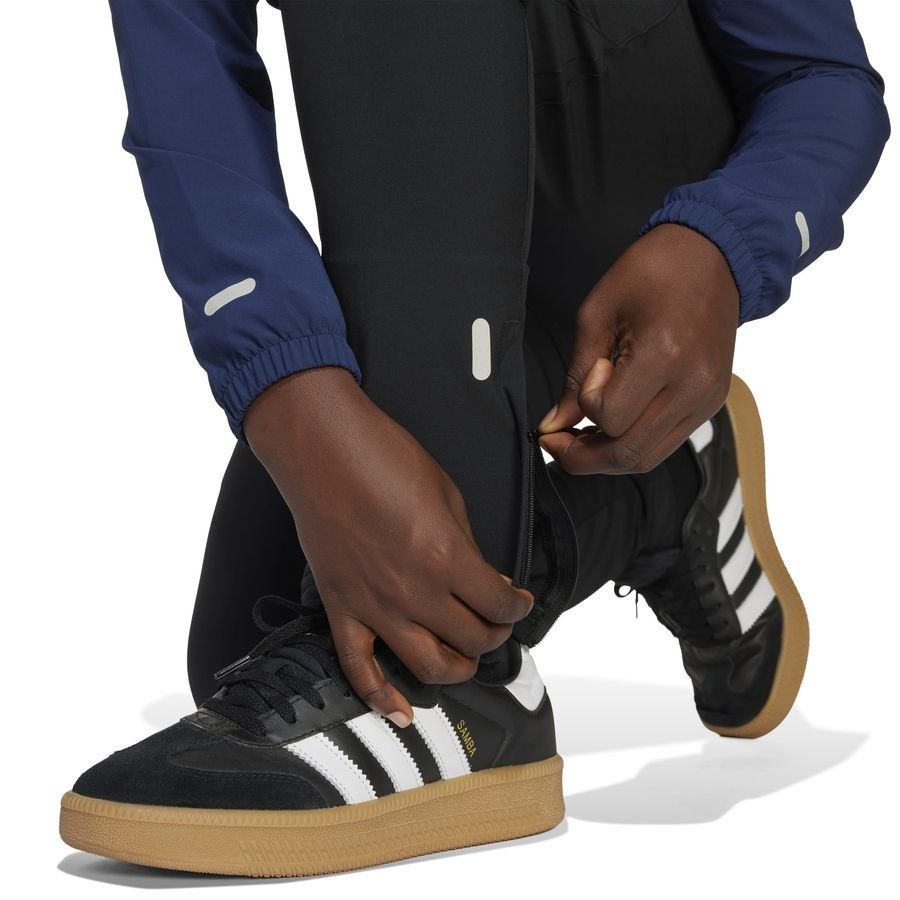 Arsenal Training Trousers Tiro 25 Competition Vis Tech Travel - Black Kids-SoccerKits Hub | Buy Soccer Jerseys Online